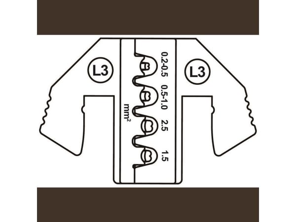 TOOLCRAFT TO-9627225 krympeinnsats JPT 2.8K kontakt (SWS), JPT flatkontakt 0.2 til 1.5 mm²