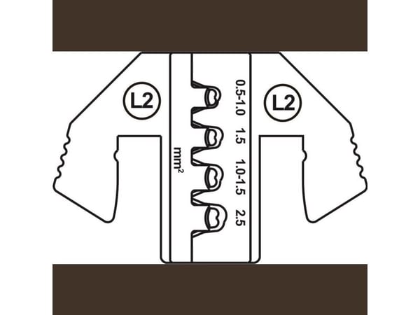 TOOLCRAFT TO-9627222 krympinsats för JT-kontakt, ST hålkontakt 0,5 till 2,5 mm²