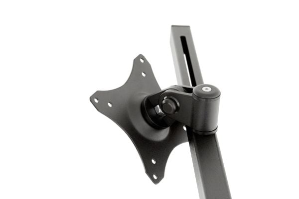 EDBAK SV11 - Monteringssett - for 3 skjermer - metall - skjermstørrelse: 19"-27" - skrivebordsmonterbar