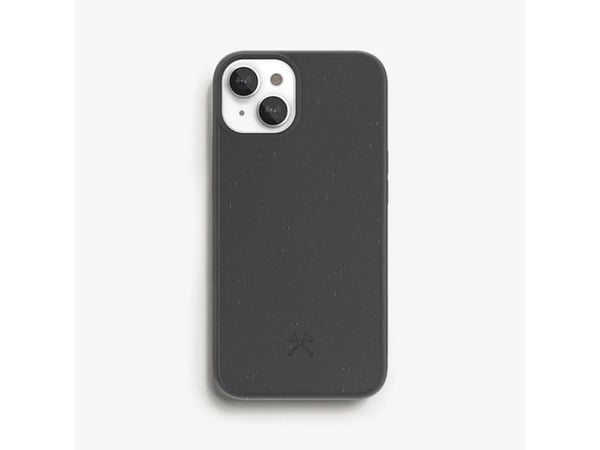 Woodcessories Bio Case, Suojus, Apple, iPhone 14 Plus, 17 cm (6.7"), musta