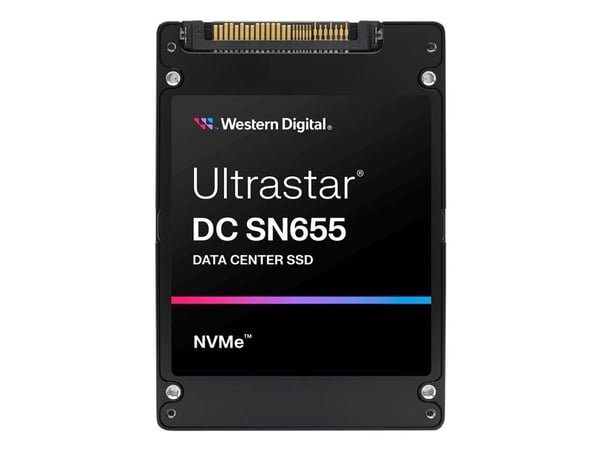 WD Ultrastar DC SN655 WUS5EA138ESP7E4 - SSD - Data Center - kryptert - 3.84 TB - intern - 2.5" - U.3 PCIe 4.0 (NVMe) - TCG Ruby Encryption