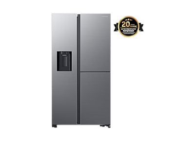Samsung RH64DG53R3S9, Frittstående, Rustfritt stål, Herdet glass, Venstre/høyre, 628 l, ST-T