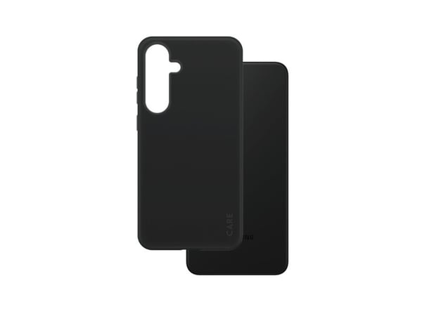 CARE by PanzerGlass - Bakdeksel til mobiltelefon - polykarbonat, gummibelegg, mikrofiber, silikon - svart - for Samsung Galaxy S24+
