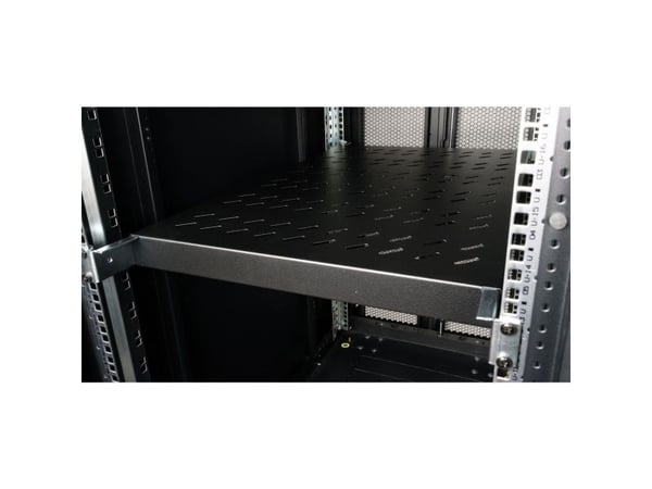 ROLINE 26.21.0118, Rackhylle, Sort, Stål, 50 kg, 1U, 485 mm