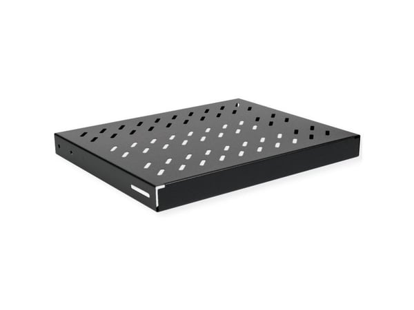 ROLINE 26.21.0119, Rackhylle, Sort, Stål, 50 kg, 1U, 485 mm