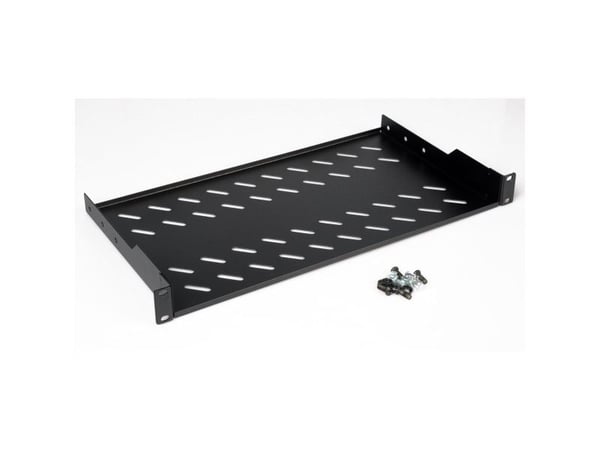ROLINE 26.21.0121, Rackhylle, Sort, Stål, 15 kg, 1U, 485 mm