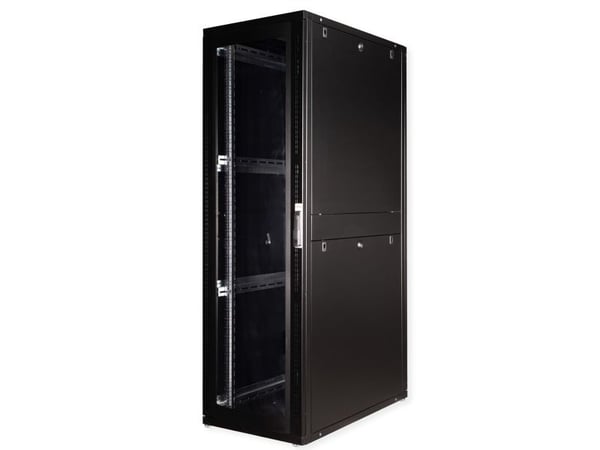 ROLINE 19-tums serverrack 42 U, 600x1000 BxD svart Perspex