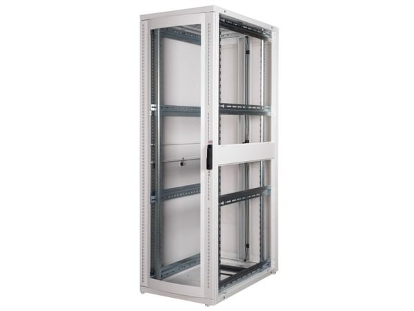 ROLINE 26.21.0163, Frittstående hylle, 42U, 1000 kg, Justerbare bein, 100 kg, Grå