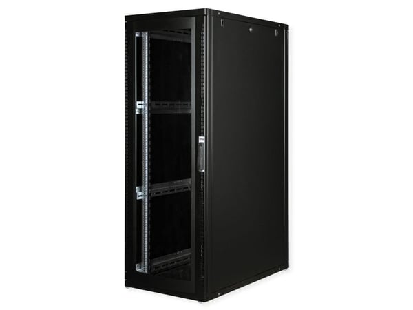 ROLINE 19-tums serverrack 36 HE, 600x1000 BxD svart perspex