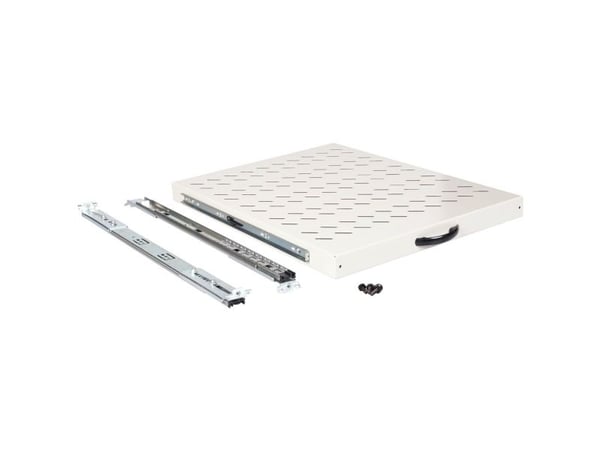 ROLINE 19 tommers hylle 1 U uttrekkbar 550 T 25 kg grå (26.21.0116)
