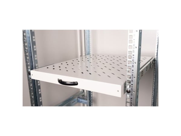 ROLINE 19 tommers hylle 1 U uttrekkbar 550 T 25 kg grå (26.21.0116)
