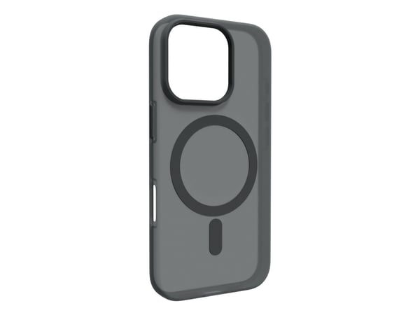 PURO Daylight - Baksidesskydd för mobiltelefon - MagSafe-kompatibilitet - flytande silikon, polykarbonat - svart - för Apple iPhone 16 Pro