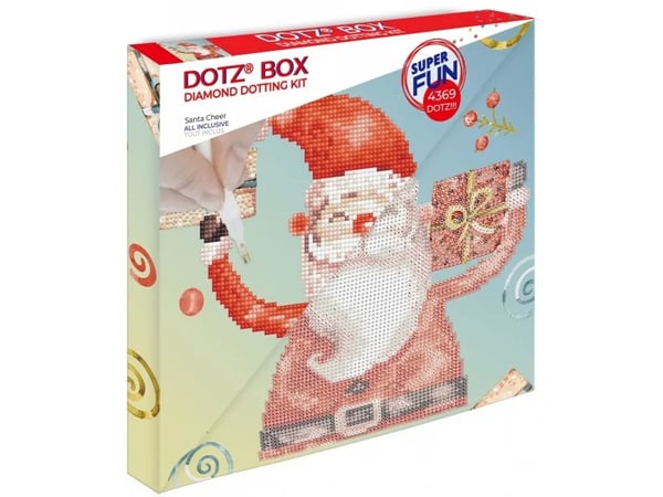 DIAMOND DOTZ DIAMOND DOTZ DOTZ BOX SANTA CHEER
