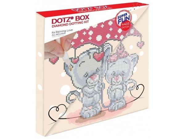 DIAMOND DOTZ DIAMOND DOTZ DOTZ BOX “IT’S RAINING LOVE”