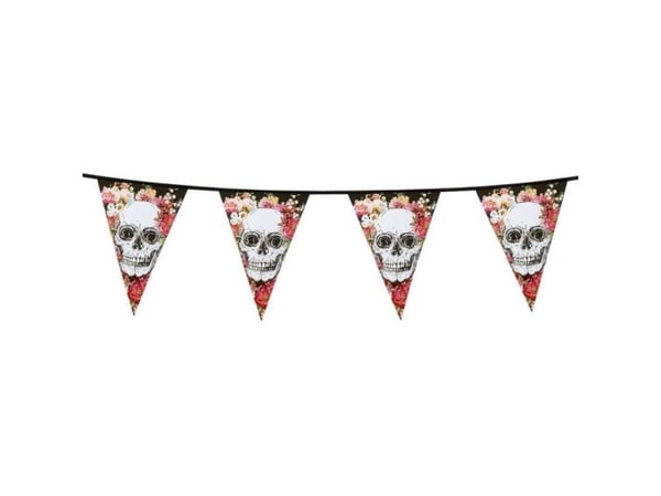 Day of the dead vimpelguirlande, 6 m.