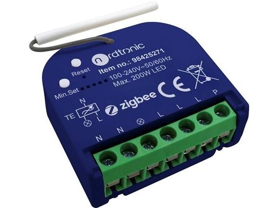 Lysdæmper Box Dimmer Zigbee G2 - 200W LED 230V med push dæmp