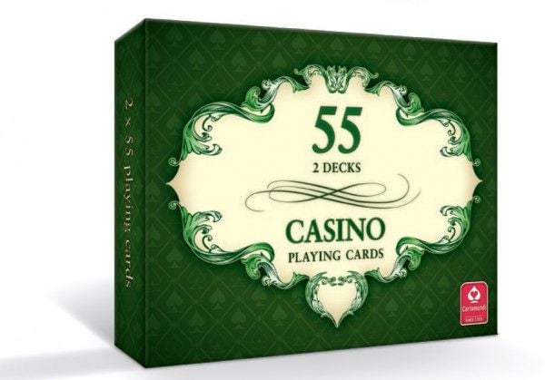 Casino-kort, 2 x 55 l.