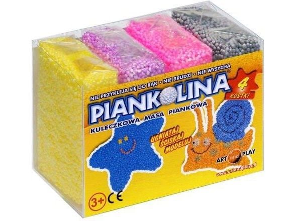 Piancoline modellervoks 4 farger gul 31140