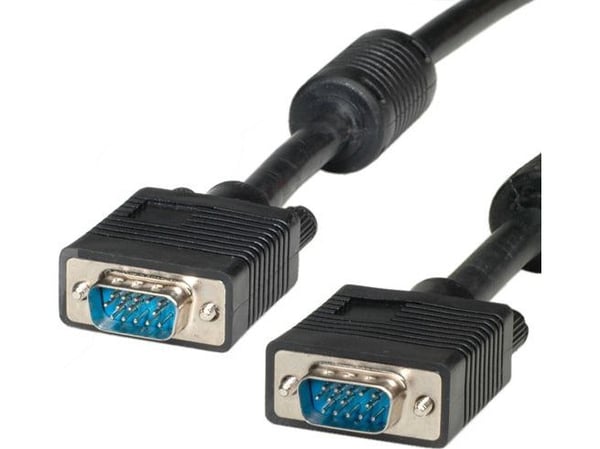 ROLINE 11.04.5253, 3 m, VGA (D-Sub), VGA (D-Sub), Sort, Hankjønn/hankjønn