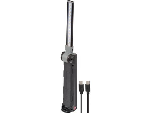 Brennenstuhl 1177370010, 3,3 W, LED, IP20, 2000 mAh, Sort, Grå, Håndholdt arbeidslys