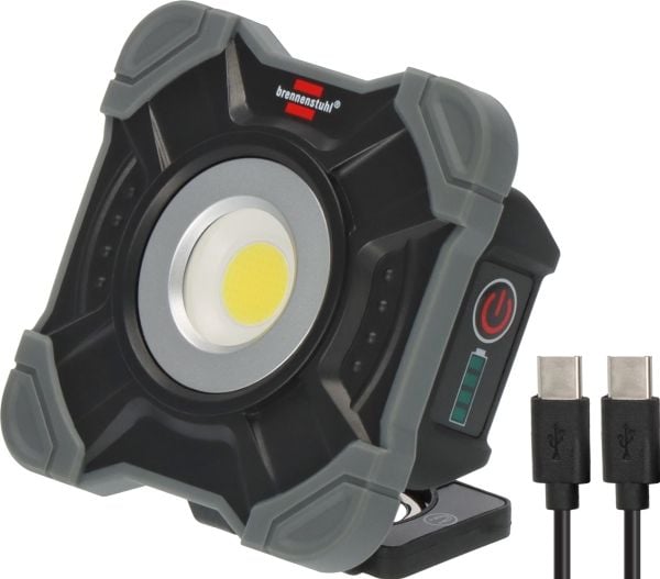 Brennenstuhl 1173700009, 10 W, LED, IP54, 2200 mAh, musta, Harmaa, Kädessä kannettava työvalo Brennenstuhl 1173700009, 10 W, LED, IP54, 2200 mAh, musta, Harmaa, Kädessä kannettava työvalo