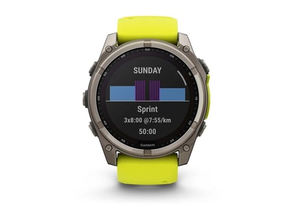 Garmin fenix 8, 3,56 cm (1,4"), berøringsskjerm, 32 GB, Wi-Fi, GPS (satellitt), 95 g