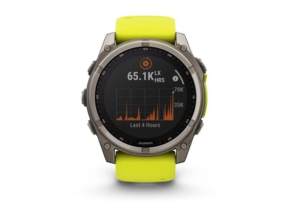 Garmin fenix 8, 3,56 cm (1,4"), berøringsskjerm, 32 GB, Wi-Fi, GPS (satellitt), 95 g