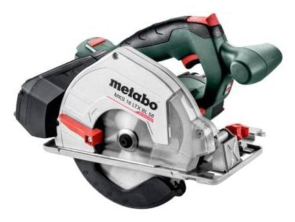 Metabo MKS 18 LTX BL 58, Metall, Svart, Grön, Silver, Borstlös, Aluminium, Aluminium, Rostfritt stål, 16,5 cm
