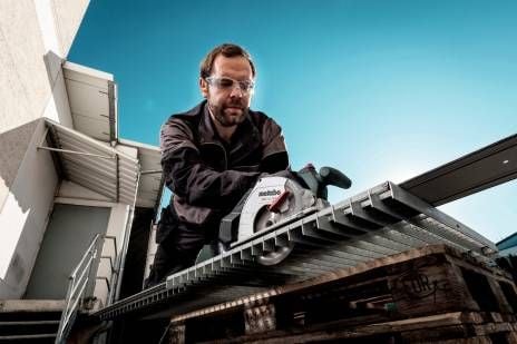 Metabo MKS 18 LTX BL 58, Metall, Sort, Grønn, Sølv, Børsteløs, Aluminium, Aluminium, Rustfritt stål, 16,5 cm