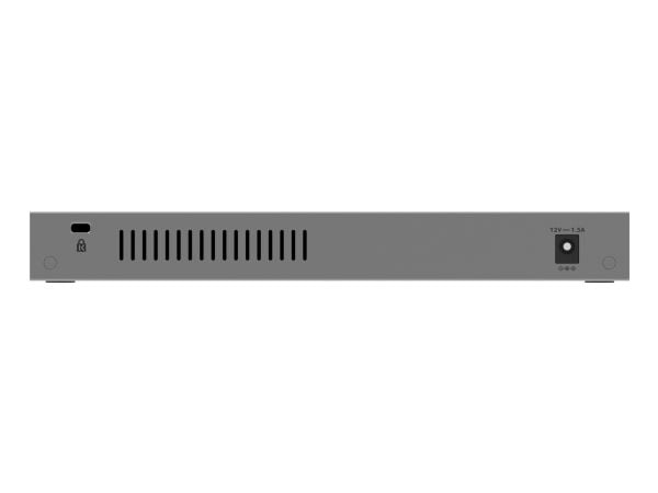 NETGEAR GS108MX - Switch - ikke-styrt - 8 x 10/100/1000 + 1 x 10Gb Ethernet - stasjonær, veggmonterbar - for NETGEAR AGM731F; ProSafe AGM731F, AGM7...