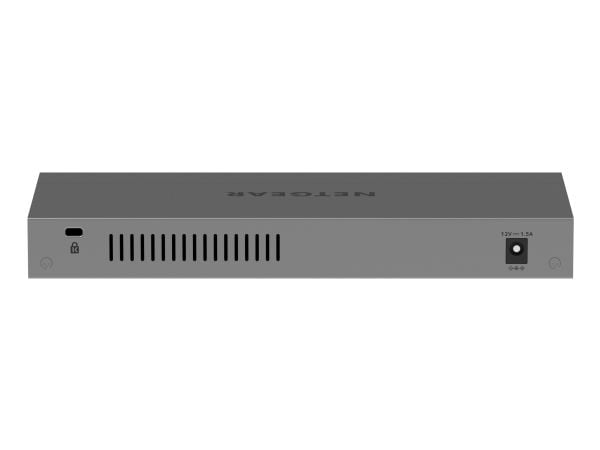 NETGEAR GS108MX - Switch - ikke-styrt - 8 x 10/100/1000 + 1 x 10Gb Ethernet - stasjonær, veggmonterbar - for NETGEAR AGM731F; ProSafe AGM731F, AGM7...