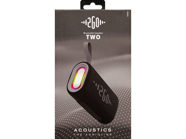 2GO Two, 10 W, 120 - 18000 hz, 8 O, Trådlös, A2DP, AVRCP, HFP, HSP, 10 m