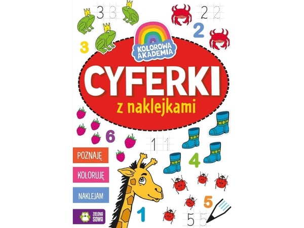 Zielona Sowa fargerik Akademi med tall 93431