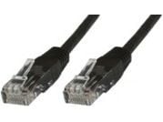 ACT Black 5 meter LSZH U/UTP CAT6 patch cable with RJ45 connectors