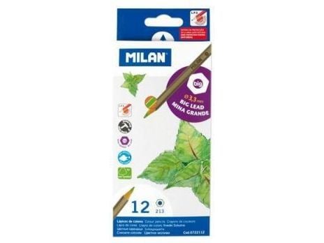 Värikynät 12 väriä kuusikulmaiset 0722112 MILAN p12