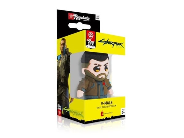Cenega Cyberpunk 2077 V-Male 3D Keychain, Samlefigur, Video spill