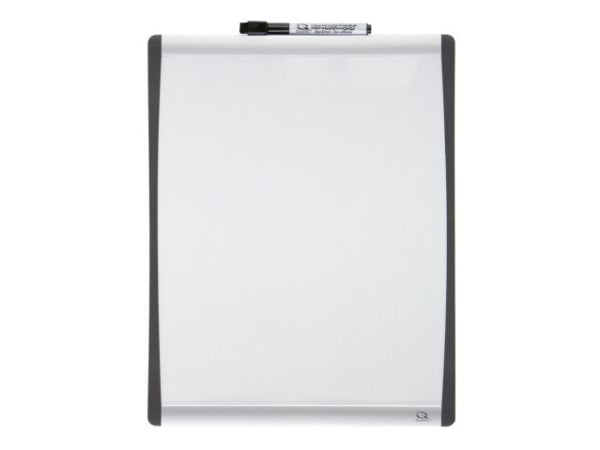 Nobo lille magnetisk whiteboard med buet ramme 280x335mm Klar