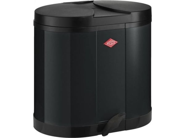 Wesco søppelbøtte svart 2x15l BETA