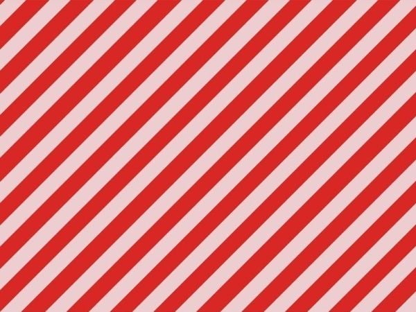 PartyDeco Stripet pyntepapir til julegaver