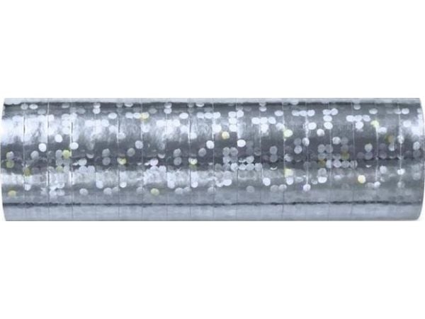 PartyDeco SHN-018, Silver, No pattern, 3,8 m, 18 styck
