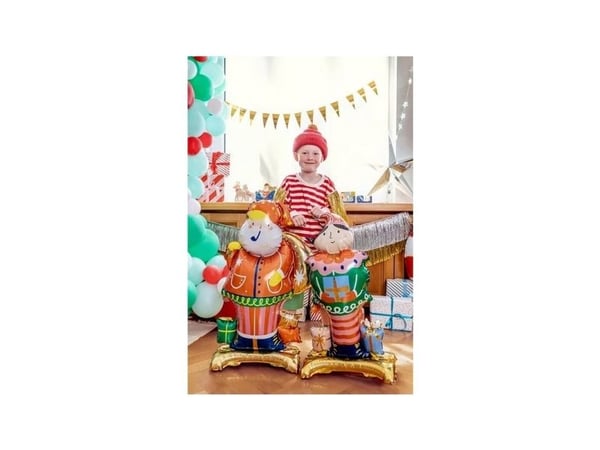 Stående Julealf folieballon