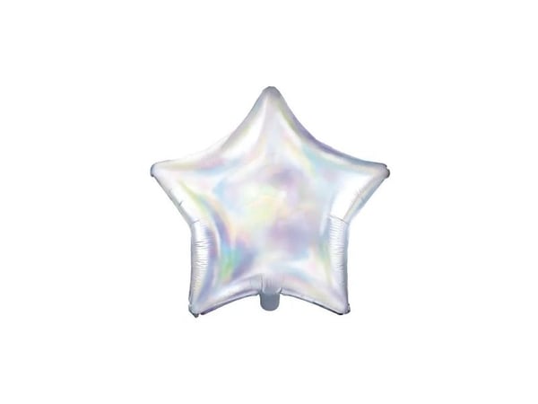 Folieballong Stjärna, pärlemor