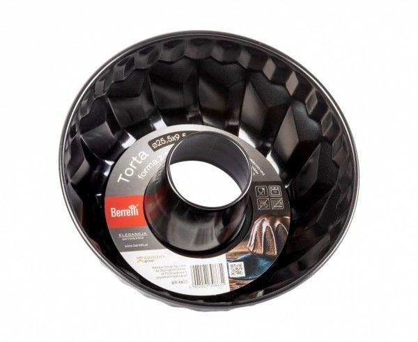 Berretti kakeform med hylse, svart non-stick 25,5 cm