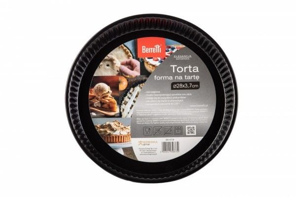 Berretti pajform för tårta non-stick 28 cm