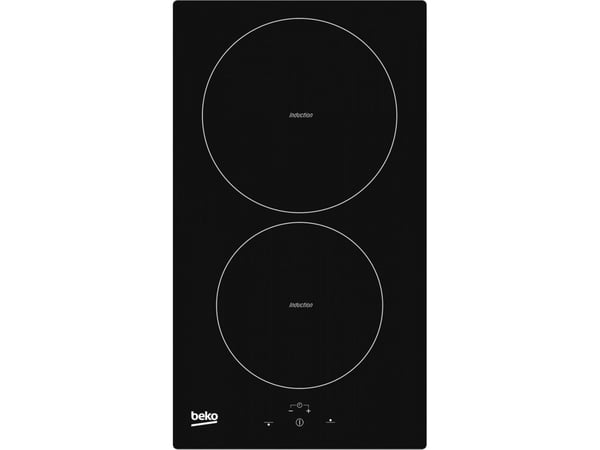 Beko HDMI32400DT - Induksjonskomfyrtopp - 2 plater - Nisje - bredde: 26.8 cm - dybde: 49 cm - svart