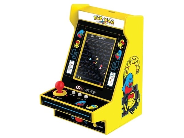My Arcade PAC-MAN Nano Player Pro, Flerfarget, 6,1 cm (2.4"), USB Type-C, Batteri, AAA, 74,7 mm