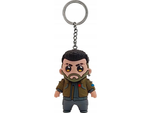 Cenega Cyberpunk 2077 V-Male 3D Keychain, Samlefigur, Video spill