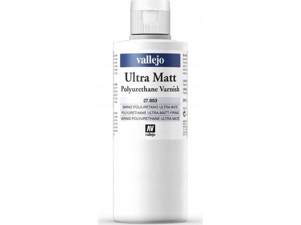 Vallejo Ultra Matt Polyuretanlakk (200 ml)