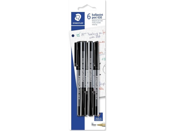 Staedtler 430M9BK6D, 1mm, Saksa