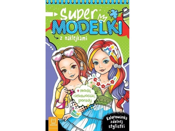 Aksjomat Supermodeller med klistermärken. färgläggningsförmåga stylist... 37934